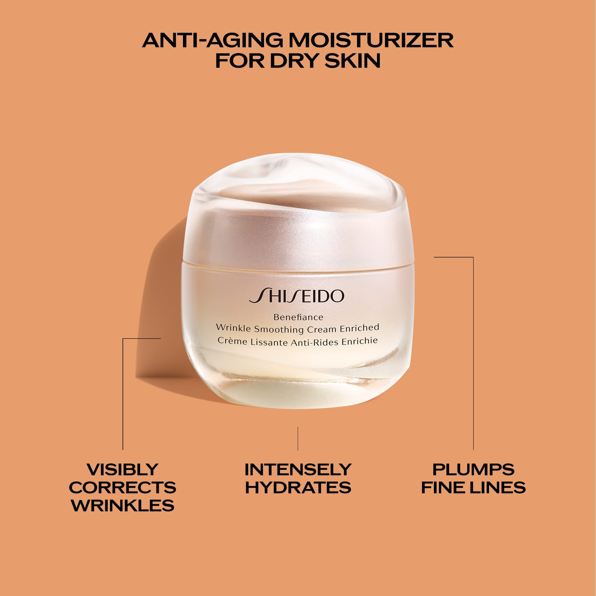 Turmeric extract supports elasticity in Shiseido Benefiance cream.