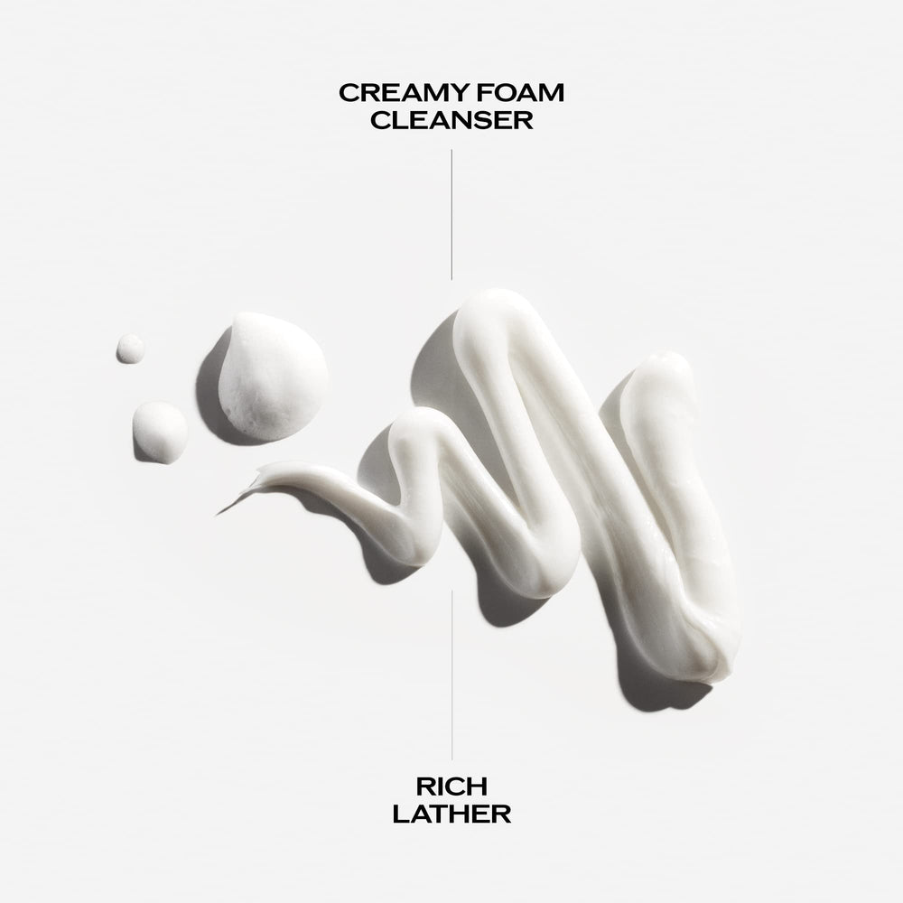 Shiseido Clarifying Cleansing Foam foamy lather cleanses impurities for radiant skin.