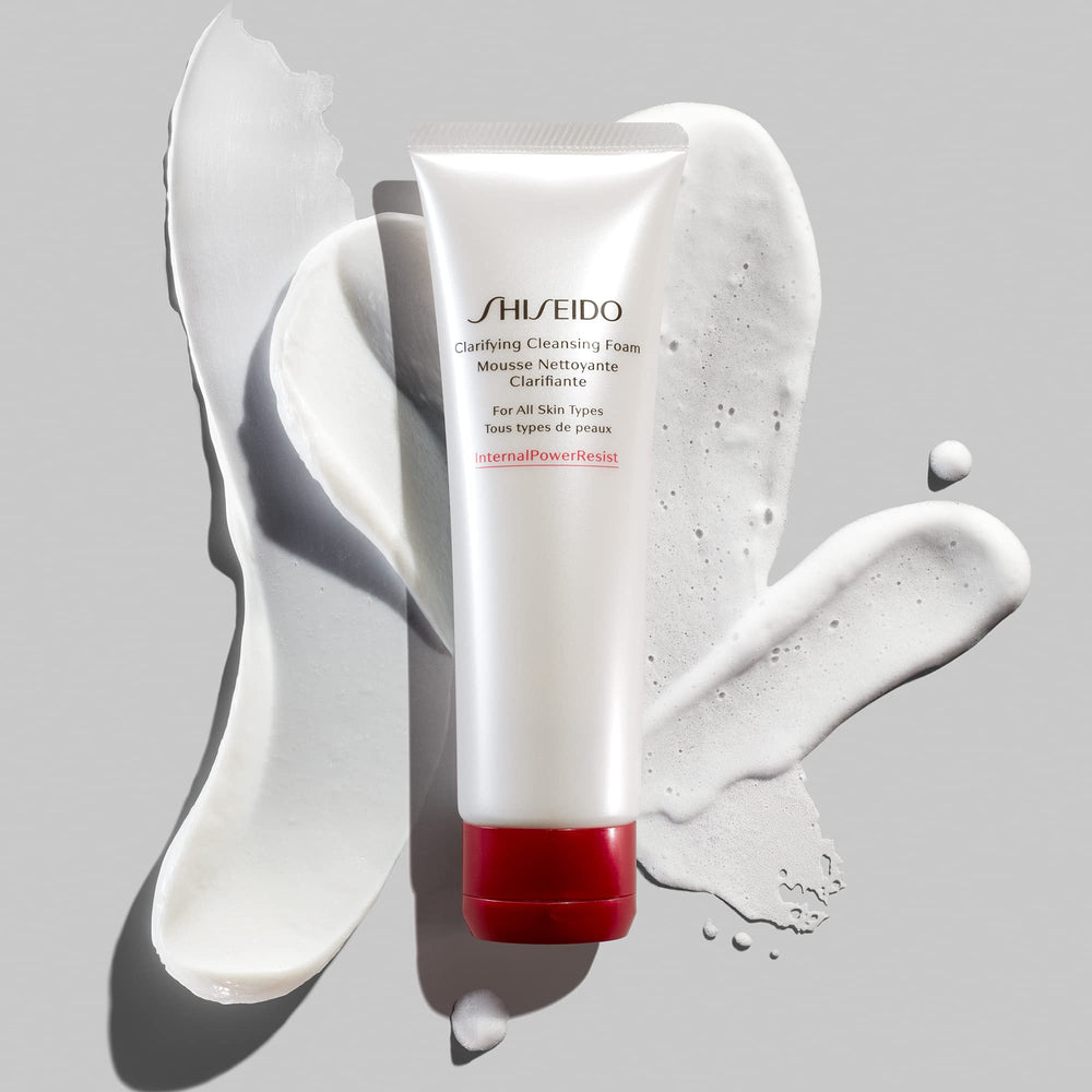 Shiseido Clarifying Cleansing Foam rice germ oil softens and nourishes skin.