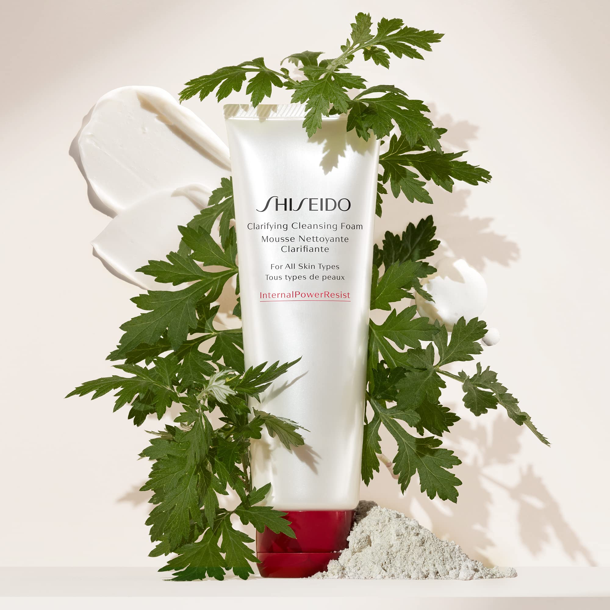 Shiseido Clarifying Cleansing Foam yomogi extract promotes smoother complexion.