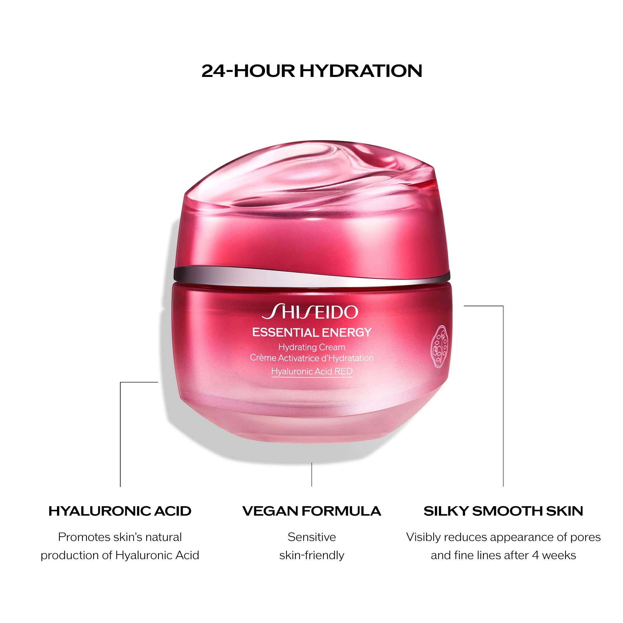 Shiseido Essential Energy Hydrating Cream neck application for targeted care