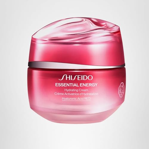 Shiseido Essential Energy Hydrating Cream packaging in clean background