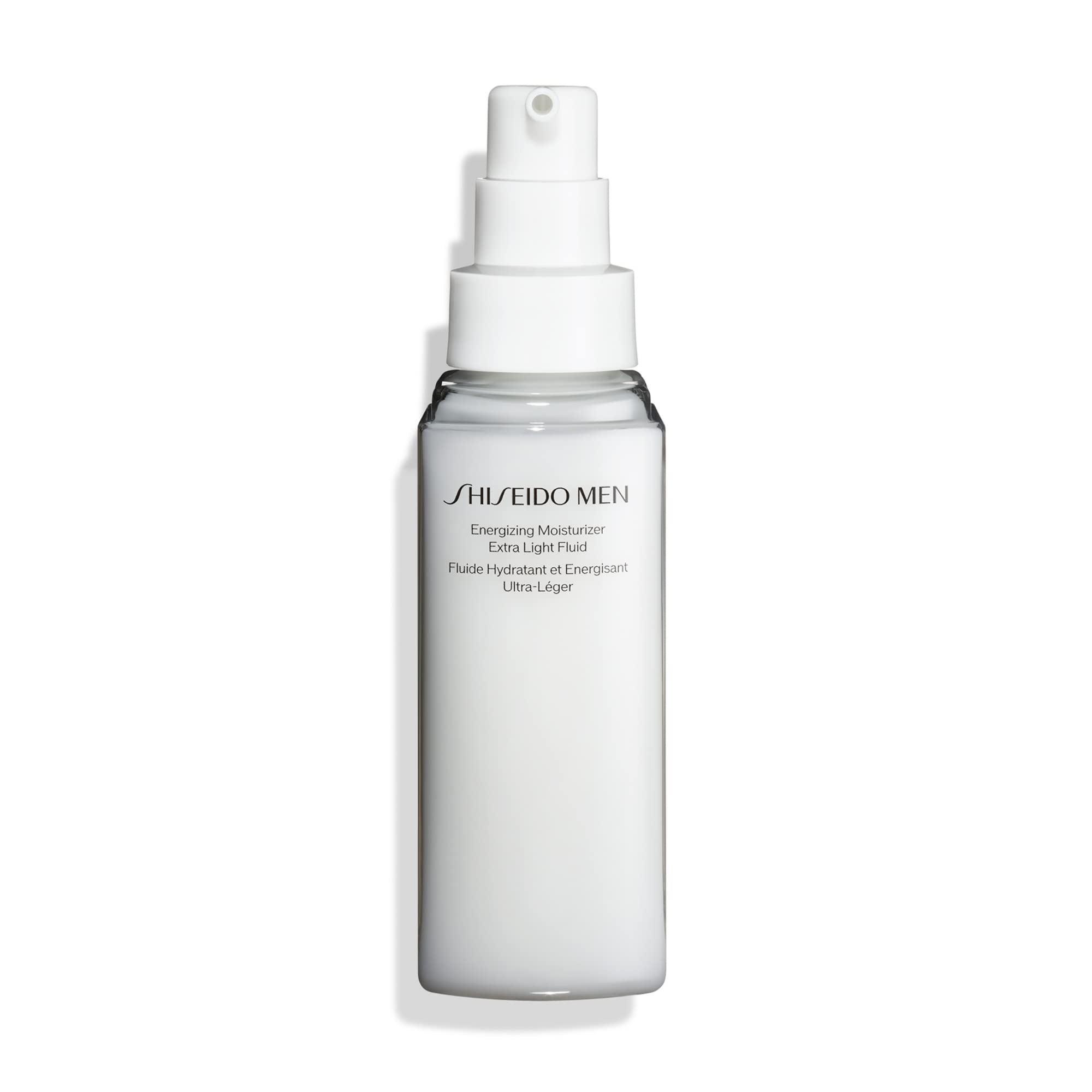 Shiseido Men Energizing Moisturizer texture appears light and non greasy