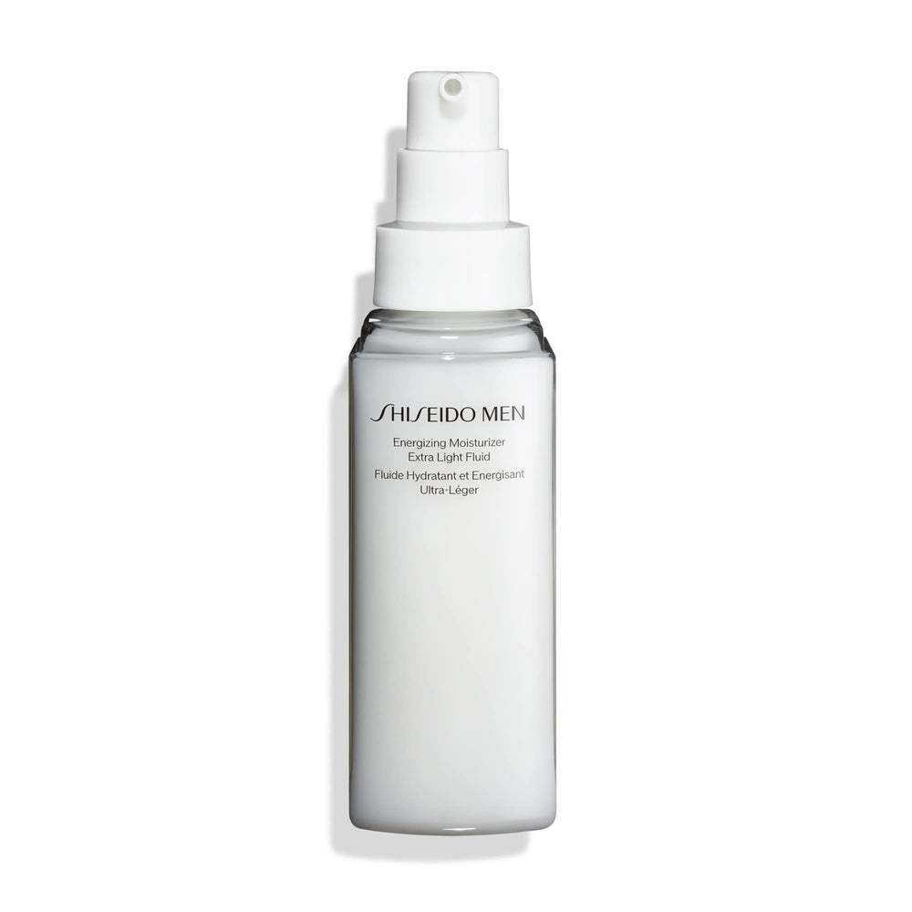 Shiseido Men Energizing Moisturizer texture appears light and non greasy