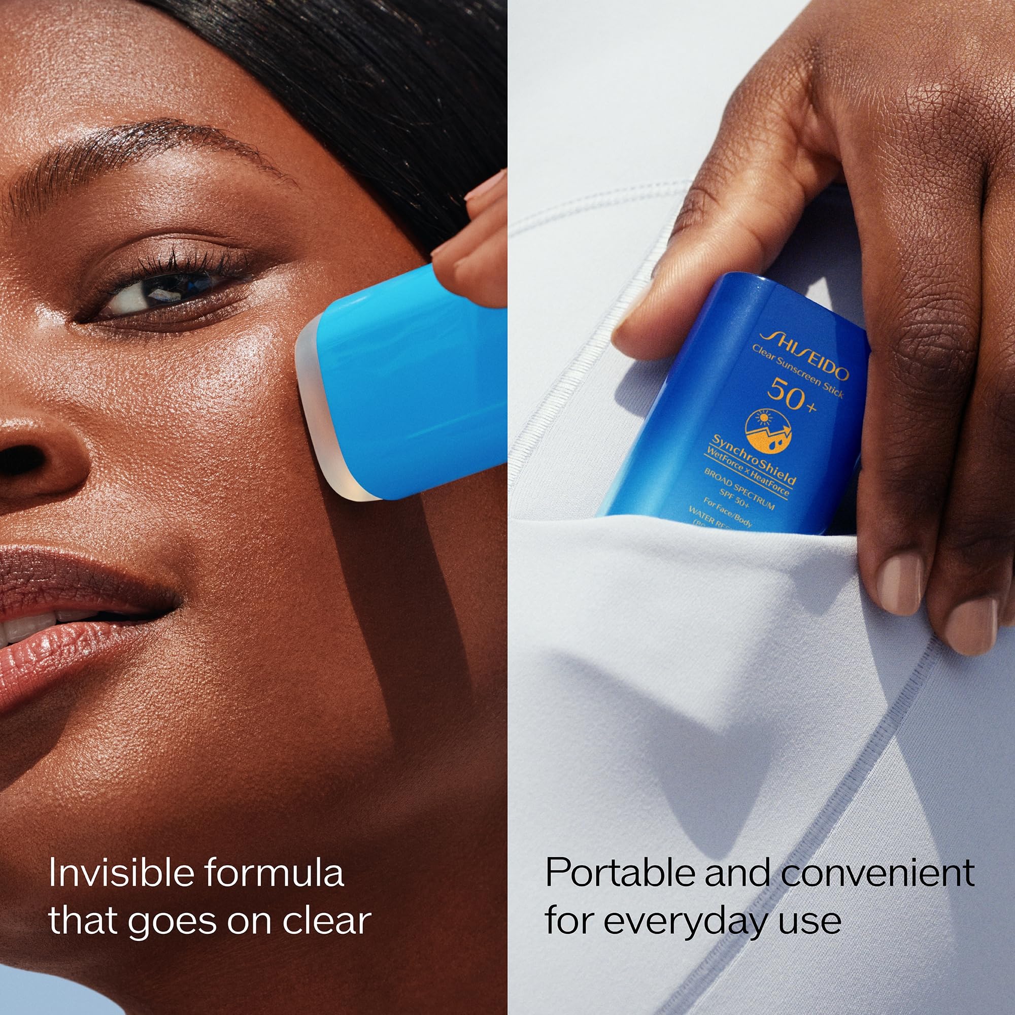 Shiseido SynchroShield activation in heat provides stronger sun protection