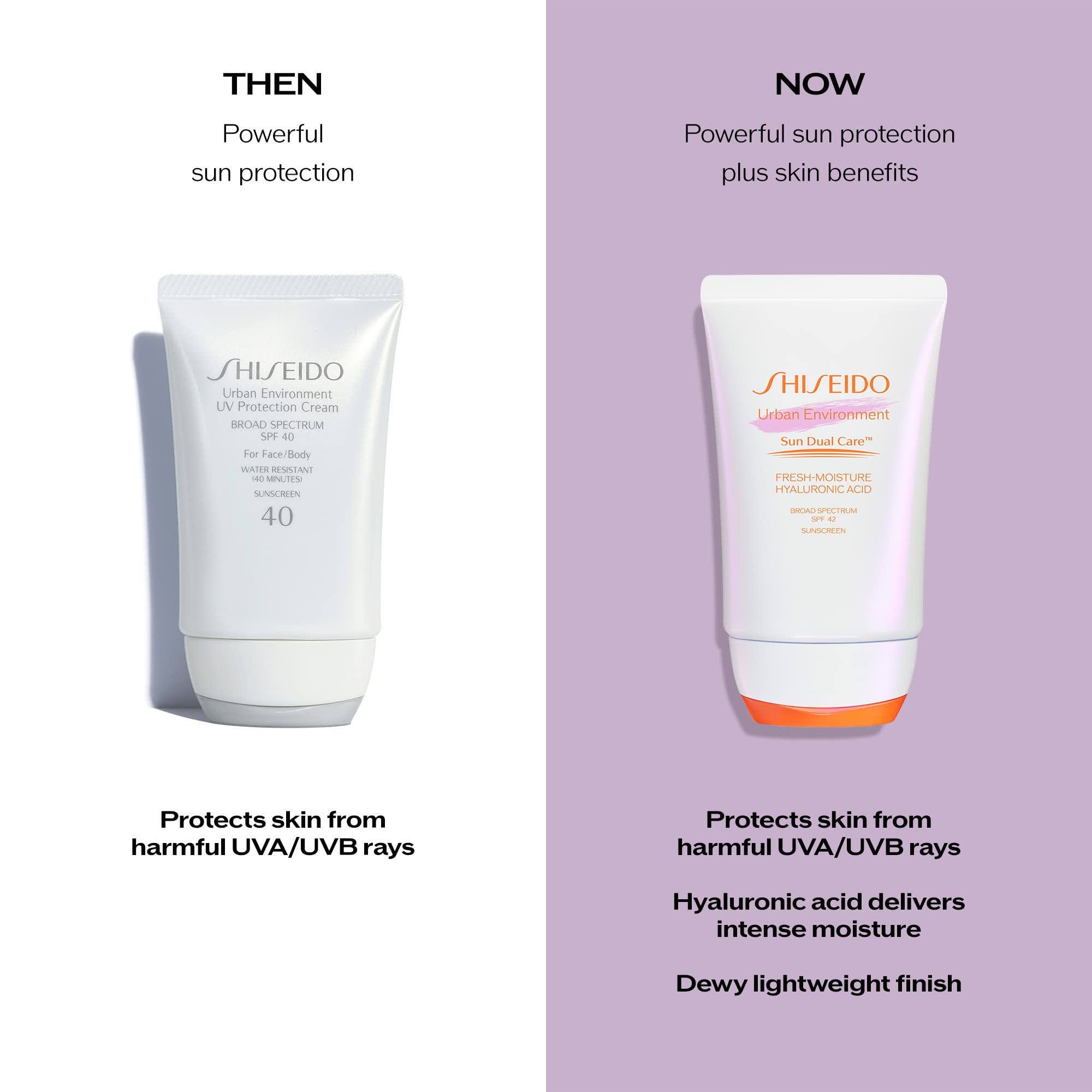 Shiseido Urban Environment formula offers reef-friendly protection against pollution.