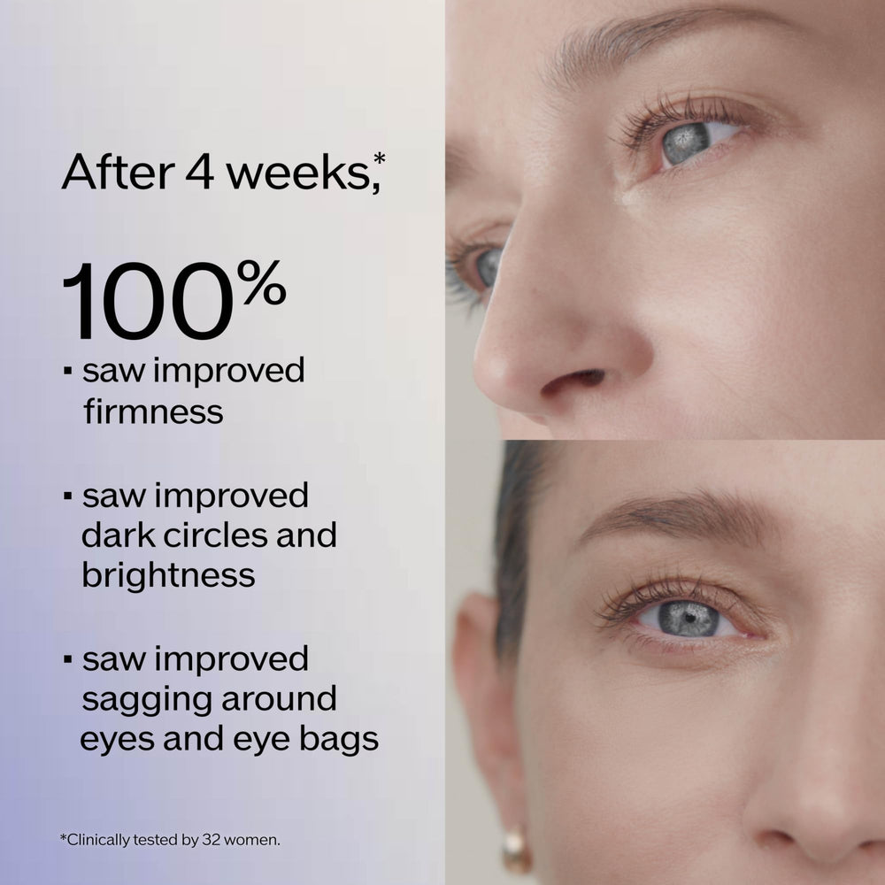 Shiseido Vital Perfection eye cream close-up with smooth texture