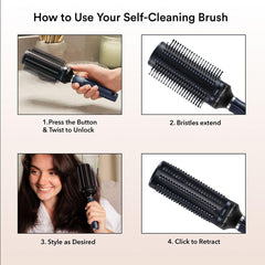 Shop LC Detangler Brush paired with a blow dryer for quick styling