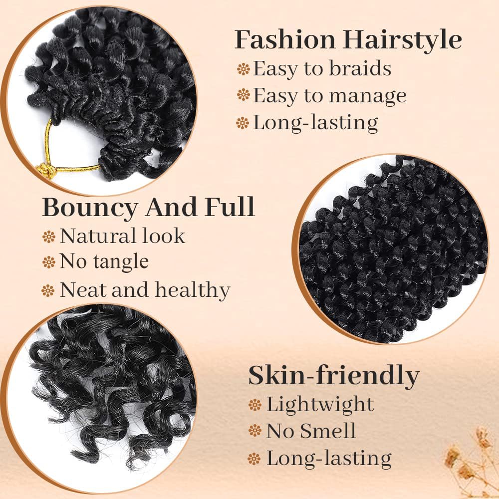 ShowCoco Passion Twist 22in odorless crochet hair offers a carefree, lasting feel.