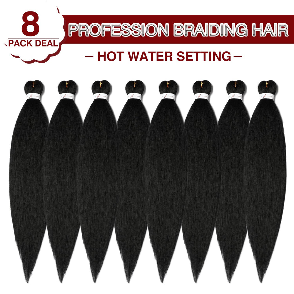 ShowCoco rubber bands included keep braids secure during styling
