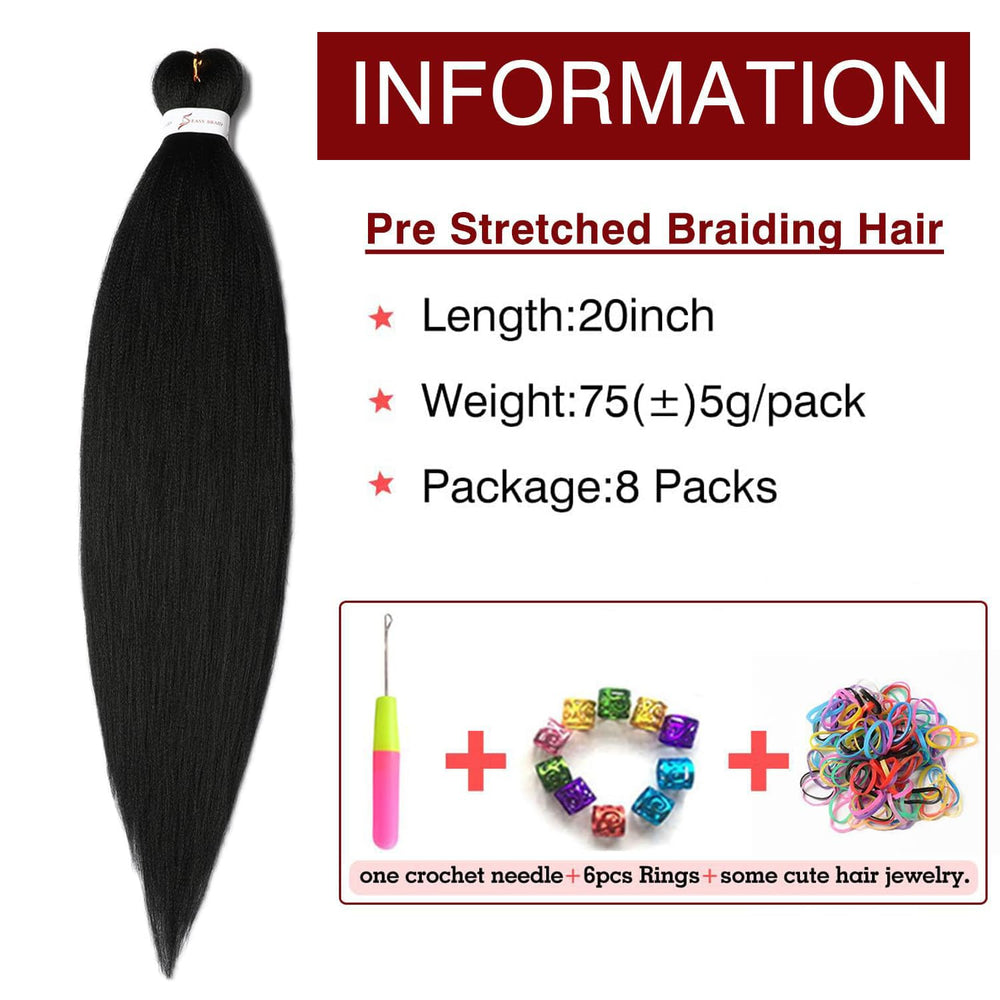 ShowCoco soft yaki texture shows natural-looking braids and comfortable wear