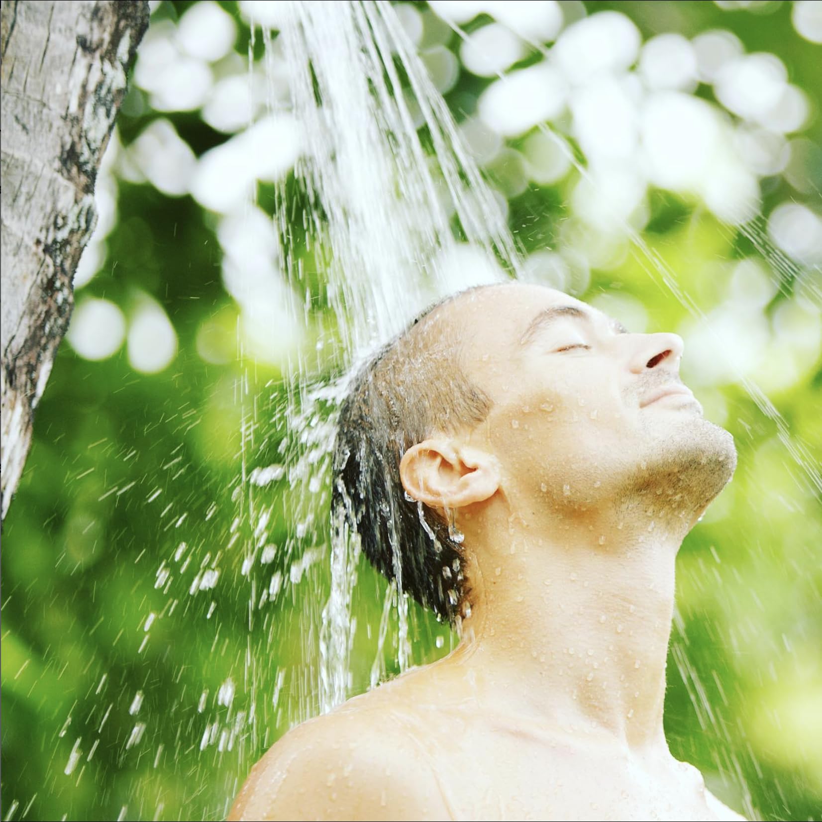 Shower Bouquet activated-charcoal infusion for naturally refreshed skin feel