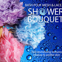 Shower Bouquet four-color bath balls vibrant set adds color to spa routine.