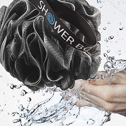 Shower Bouquet four-multi-color bath balls for versatile scrubbing