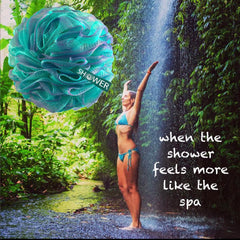 Shower Bouquet loofah-xl swirl-deep multicolor set adds vibrant bath style and variety.