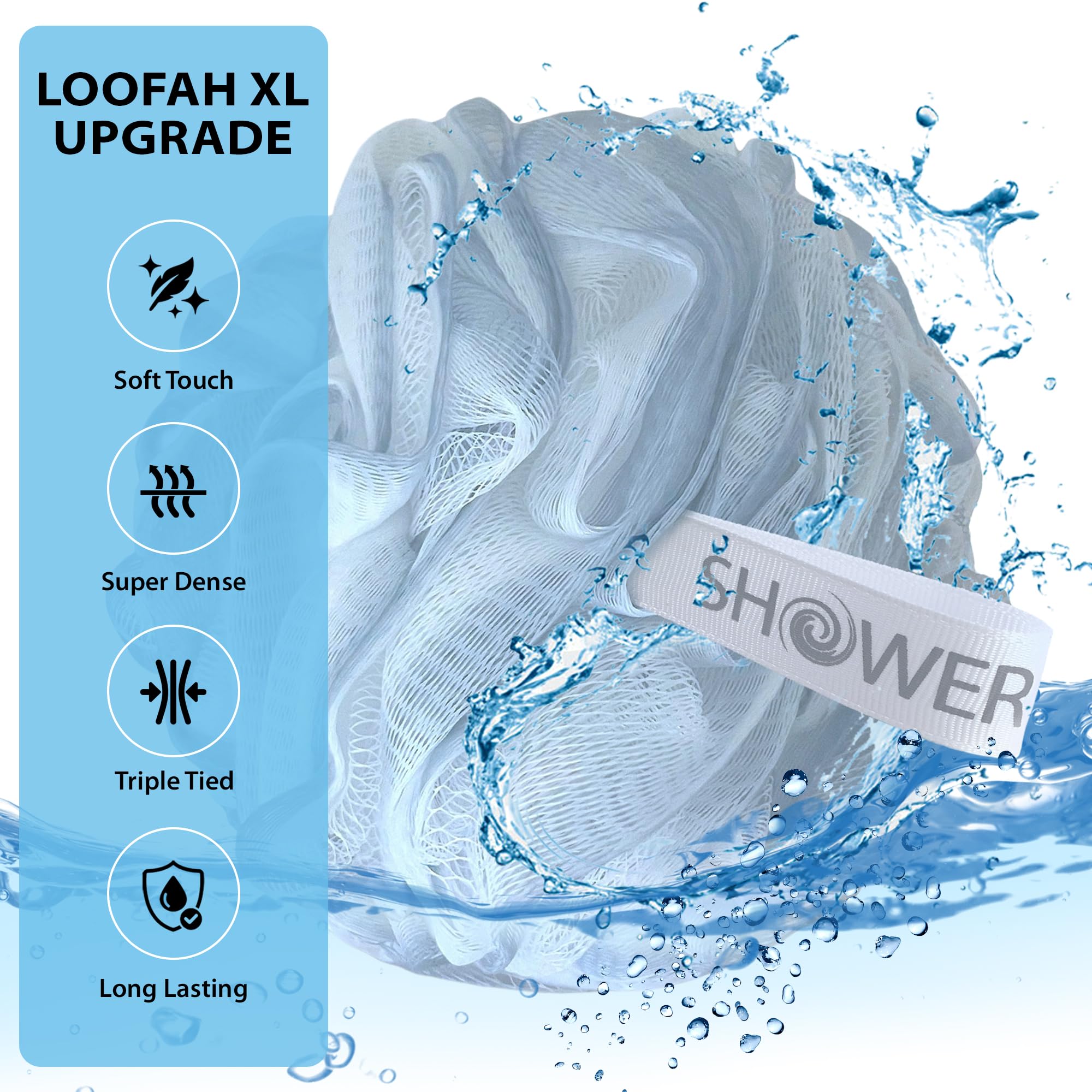 Shower Bouquet pastel colors packaging highlighting gift-ready bath accessories