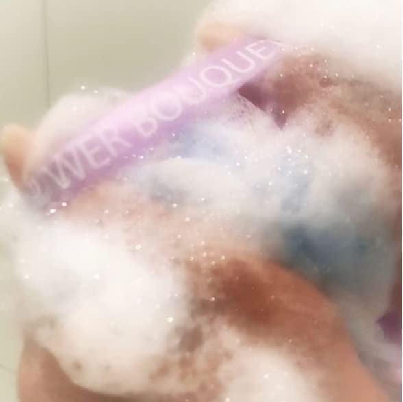 Shower Bouquet loofah suitable for daily face and body cleansing