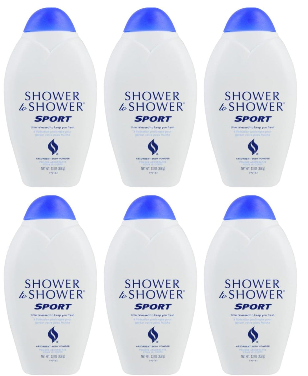 Shower To Shower sport bottle pour for long-lasting freshness