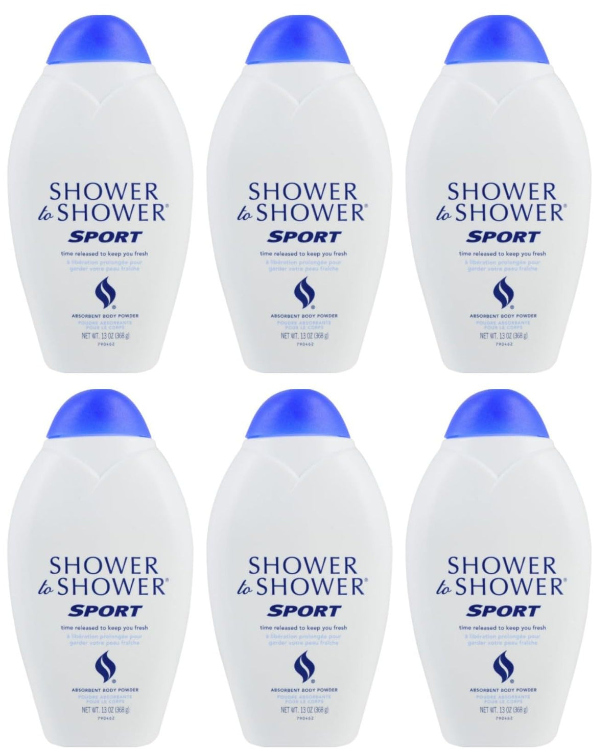 Shower To Shower sport bottle pour for long-lasting freshness