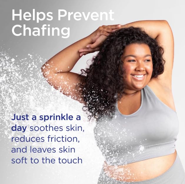 Shower To Shower sport label back reveals usage tips