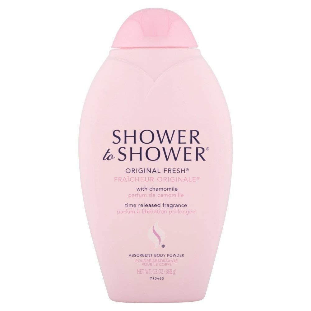 Shower To Shower original fresh fragrance diffusion close-up for refreshed skin.