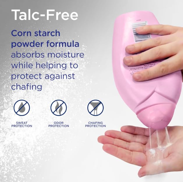 Shower To Shower Original Fresh powder in bathroom cabinet implies convenient daily routine.