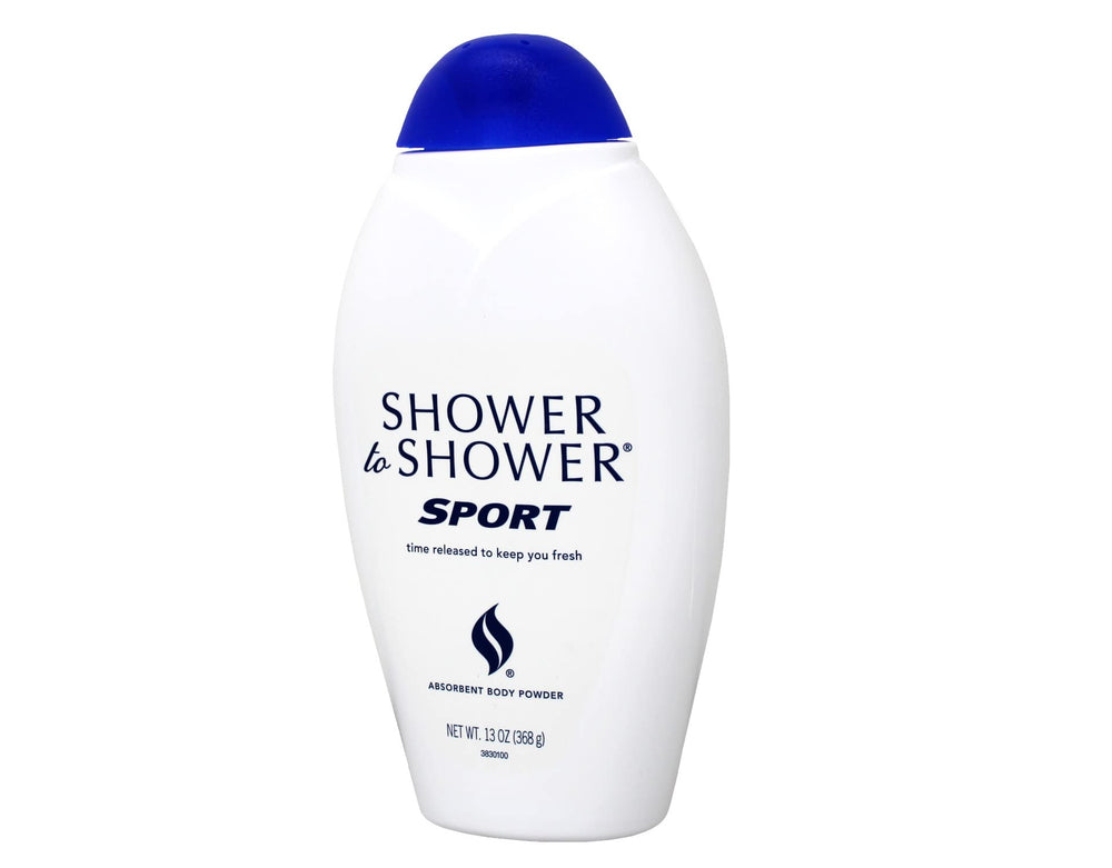 Shower To Shower packaging four bottles highlights convenient multi-pack.