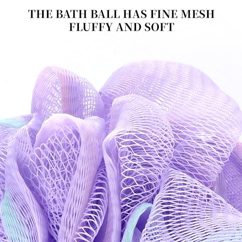 Showertime mini shower loofah hanging loop for air drying after use
