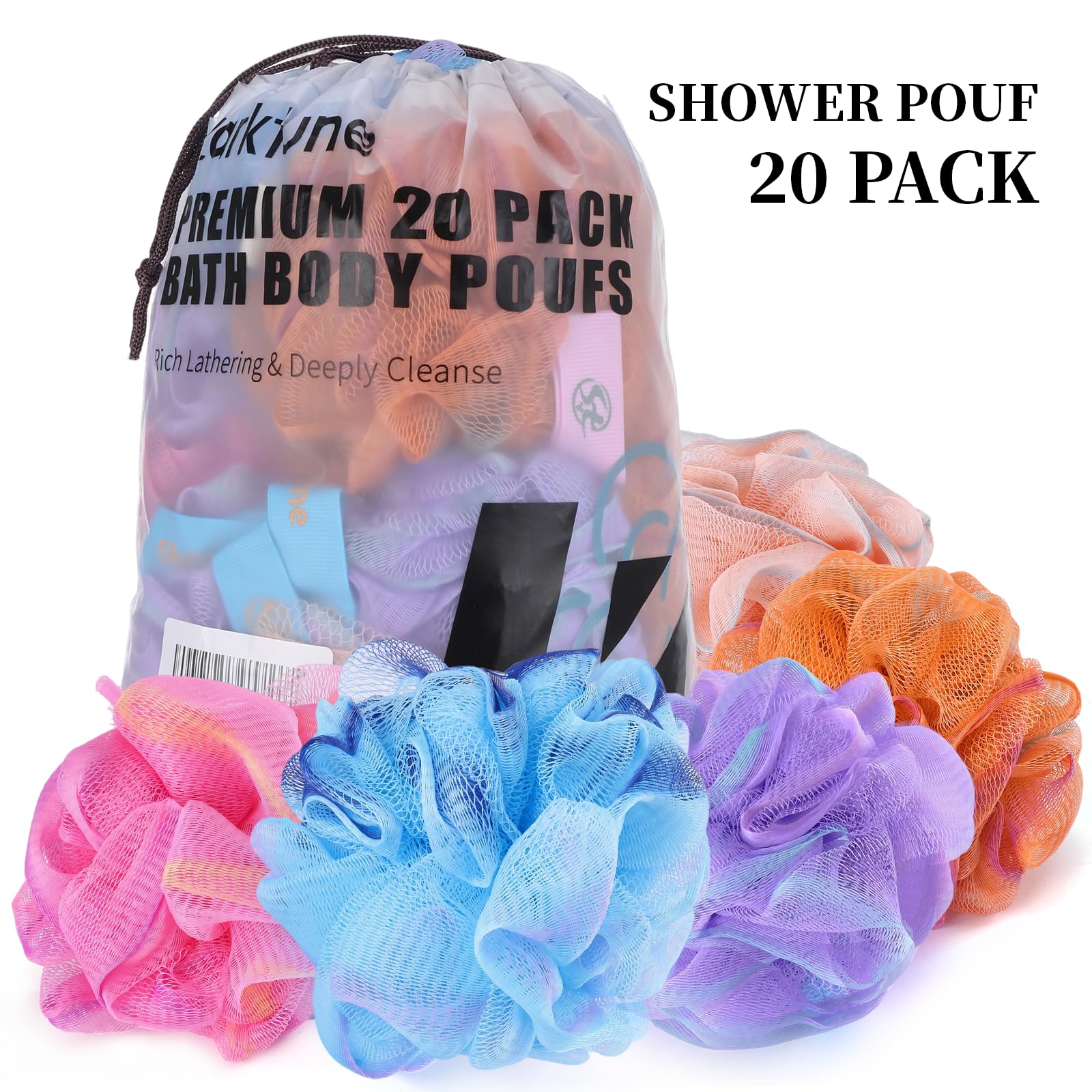 Showertime mini shower loofah home gym travel versatile use