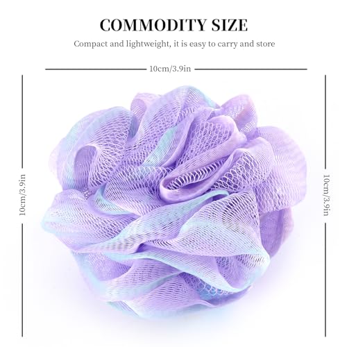 Showertime mini shower loofah soft for kids with gentle exfoliation