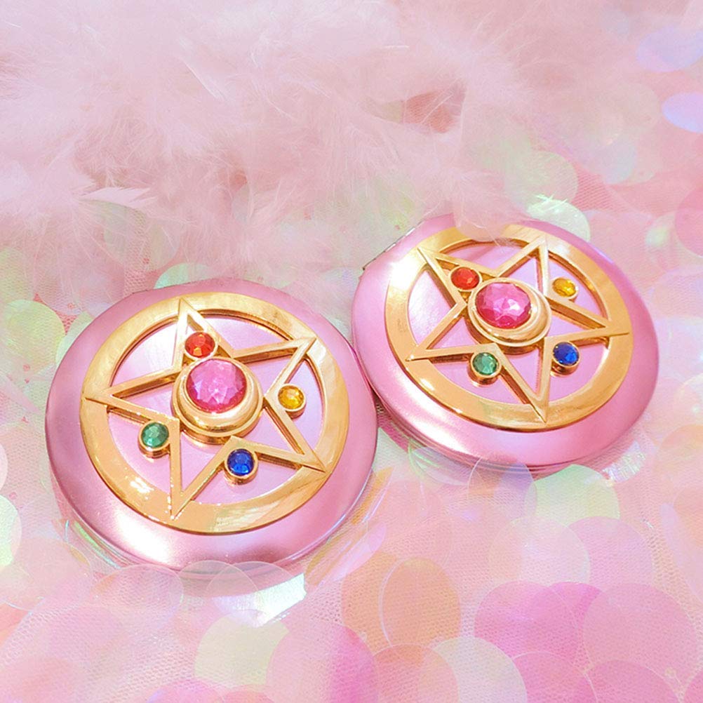 SHOWLOUE makeup compact mirror travel-friendly slim profile.