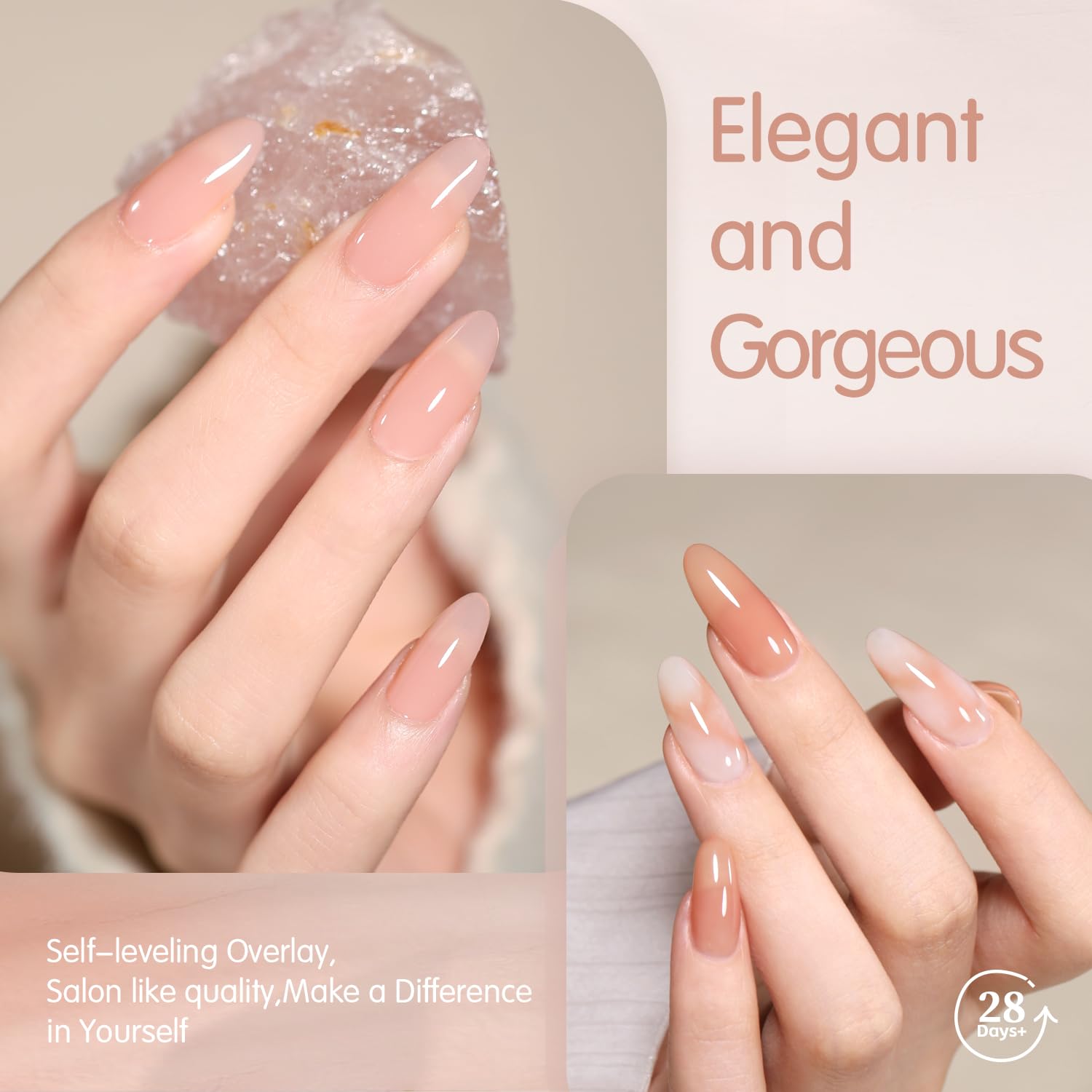 SHOYUM Jelly Nude Vanilla Beige suits warm skin tones with creamy translucence.