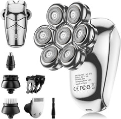 SHPAVVER 5in1 head shaver set enables quick, all-in-one grooming for bald men