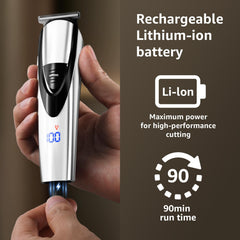 SHPAVVER 90-minute cordless battery supports on-the-go trimming.