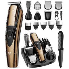SHPAVVER beard trimmer front view for precise facial grooming