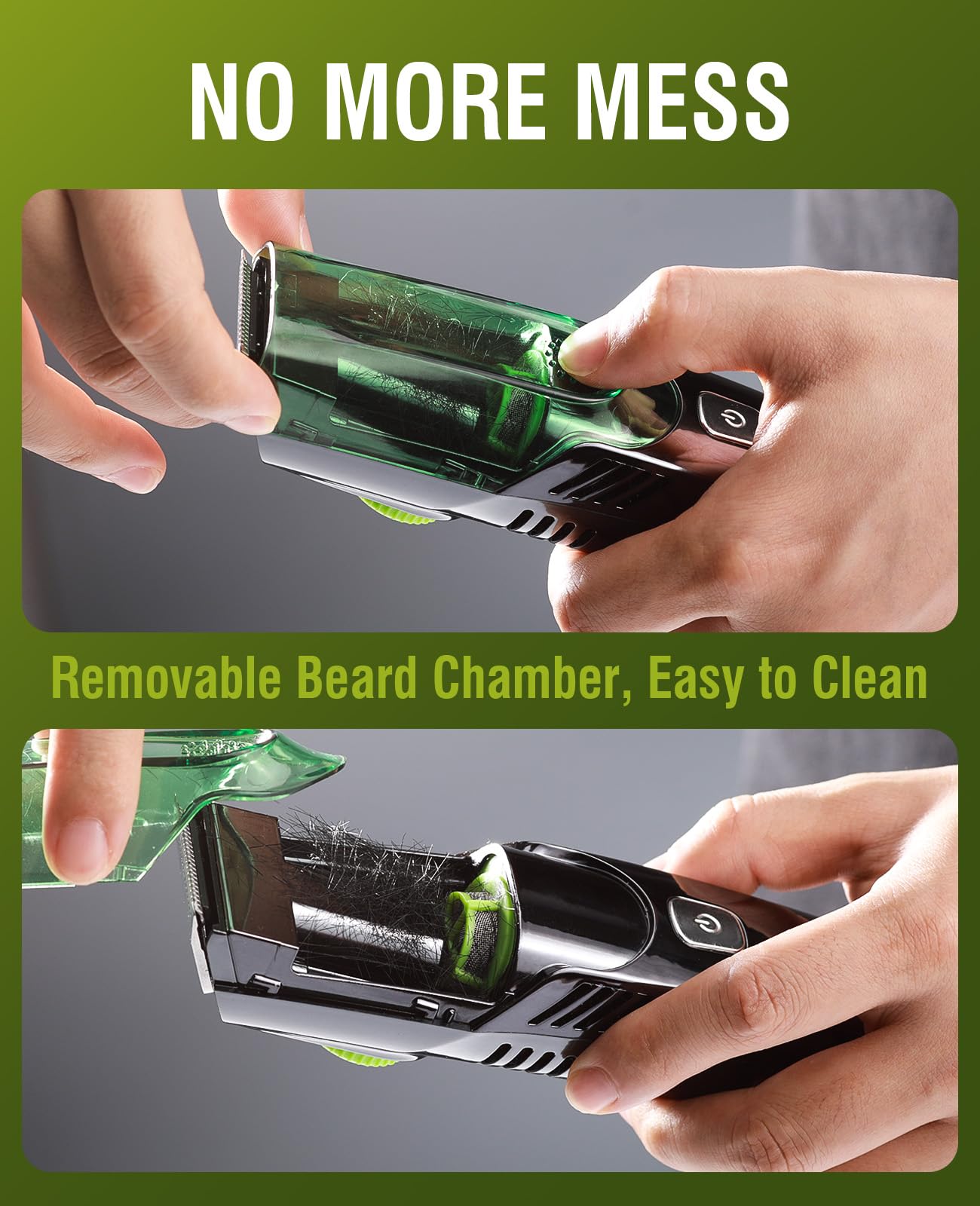 SHPAVVER beard trimmer sleek gift-ready design makes a stylish gift for men