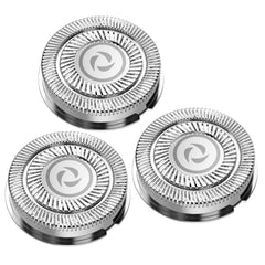 SHPAVVER electric razor replacement head with 5D floating design for smooth contour shaving.