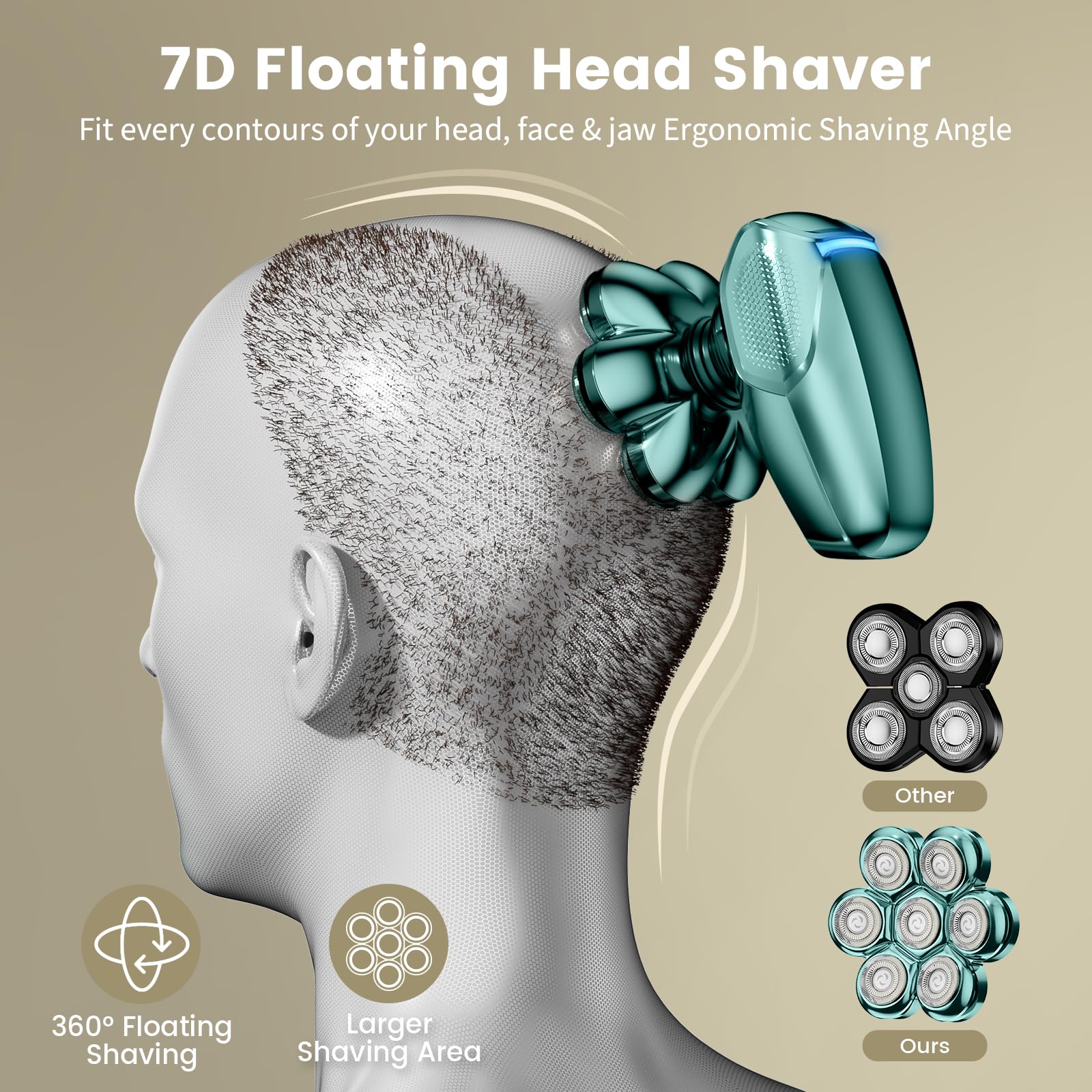 SHPAVVER removable magnetic head enables easy cleaning and maintenance.