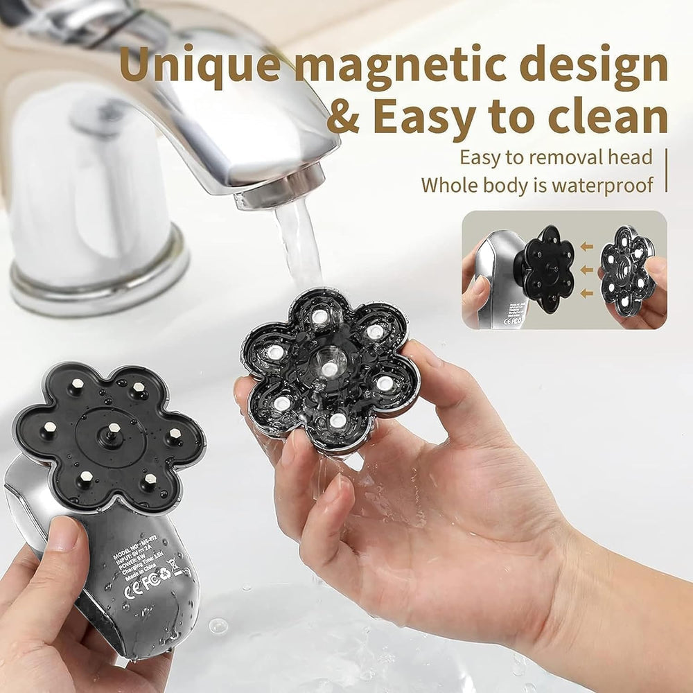 SHPAVVER massage brush delivers gentle scalp stimulation during grooming