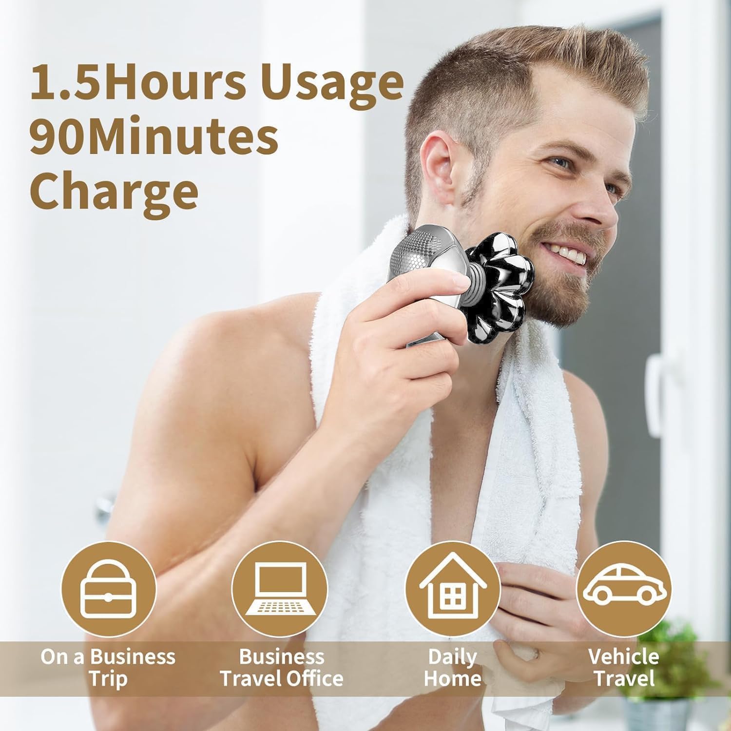 SHPAVVER nose hair trimmer for precise facial detailing