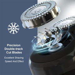 SHPAVVER razor head in hand, highlighting easy replacement for quick maintenance.