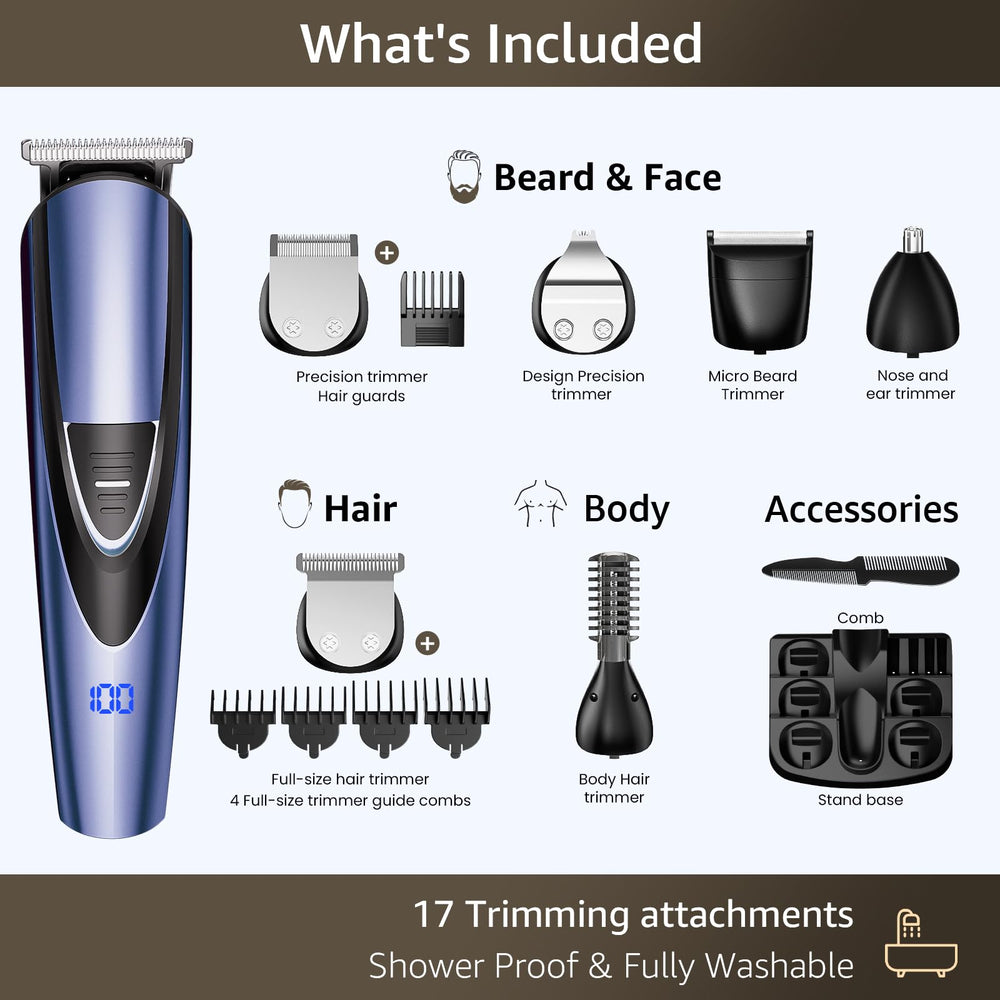ShPAVVER trimmer with LED battery indicator and long runtime