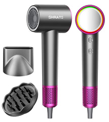 SHRATE hair dryer diffuser attachment supports frizz control and quick styling.