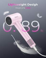 SHRATE 160000 RPM motor powers fast drying across hair types.