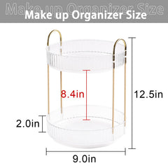 Shuang Qing 2-tier organizer front view highlighting generous storage capacity
