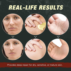 Shuangjia balm texture demonstrates quick absorption and non-greasy feel.