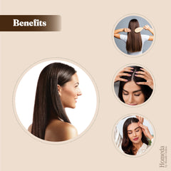 Shudh Online aritha shikakai shampoo powder demonstrates natural cleansing for shiny, healthy-looking hair.