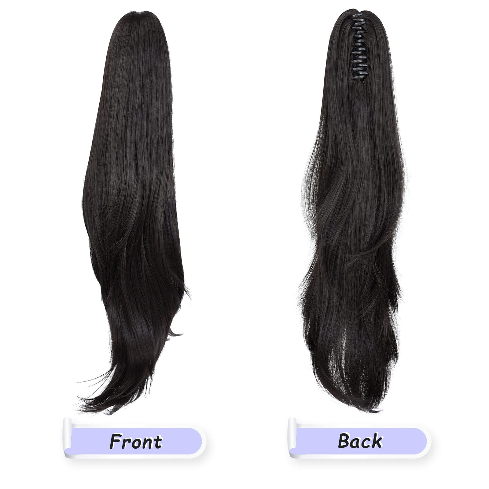 ShulaSHOP synthetic hairpiece clip-in bun demonstrates quick, low-maintenance volume.