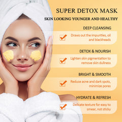 SHVYOG mask being applied to cheek demonstrating unclogging benefit