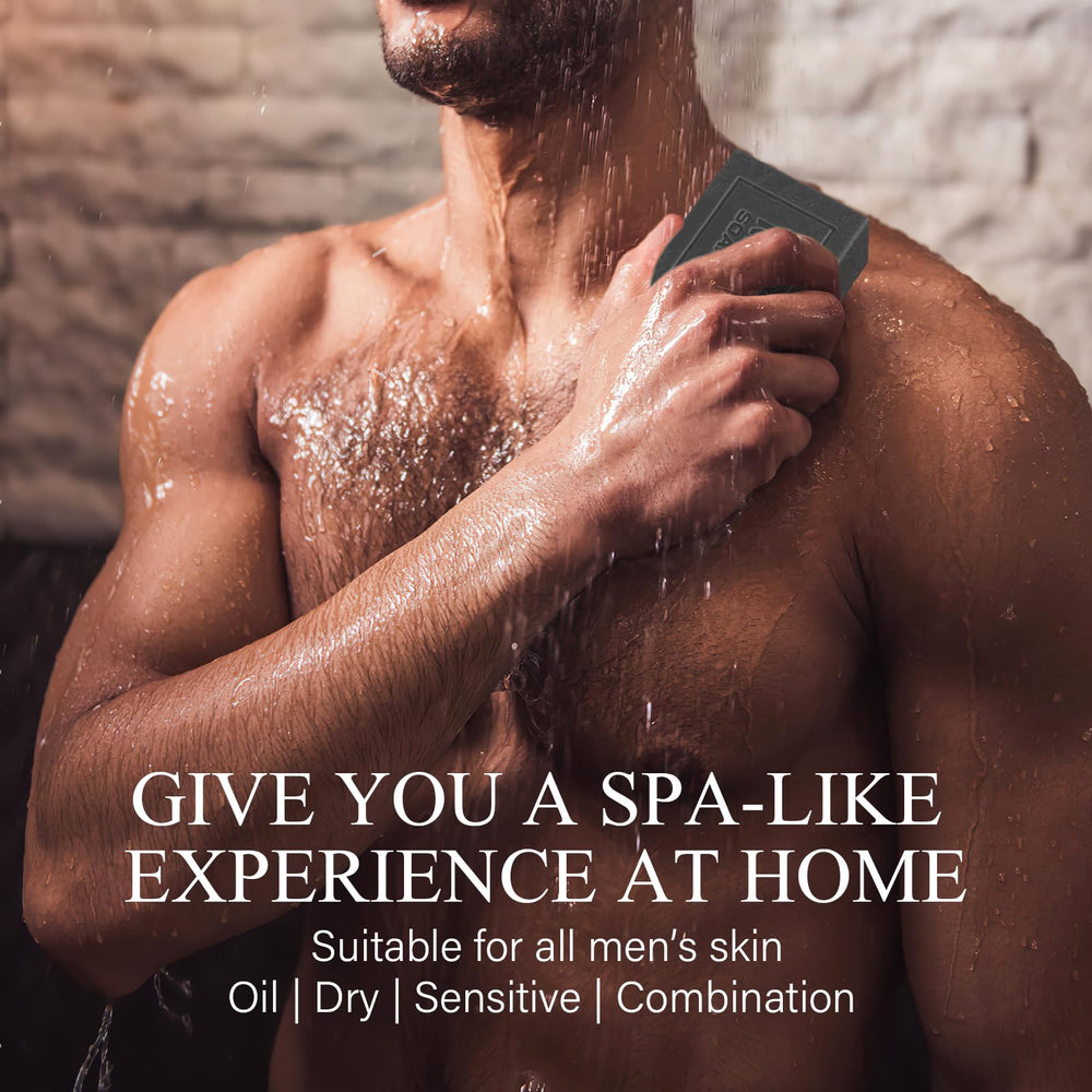 SHVYOG gift-ready packaging with soap bag and pad.